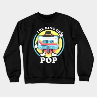 The King of Pop Retro Cassette Tape Crewneck Sweatshirt